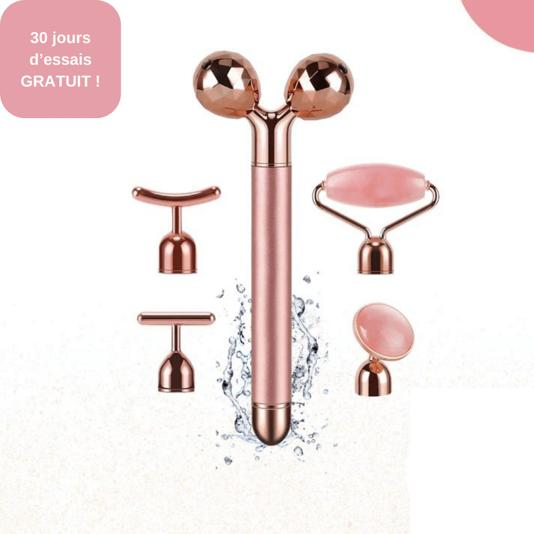 Glowella™ – Appareil de Massage Facial 5-en-1 pour une Peau Radieuse et Rajeunie